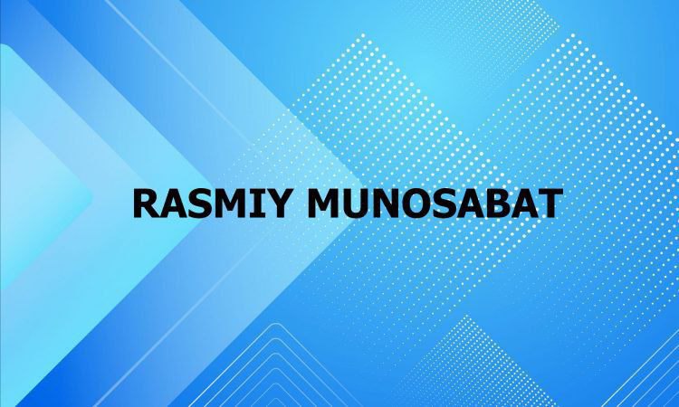  ОФИЦИАЛЬНОЕ ЗАЯВЛЕНИЕ